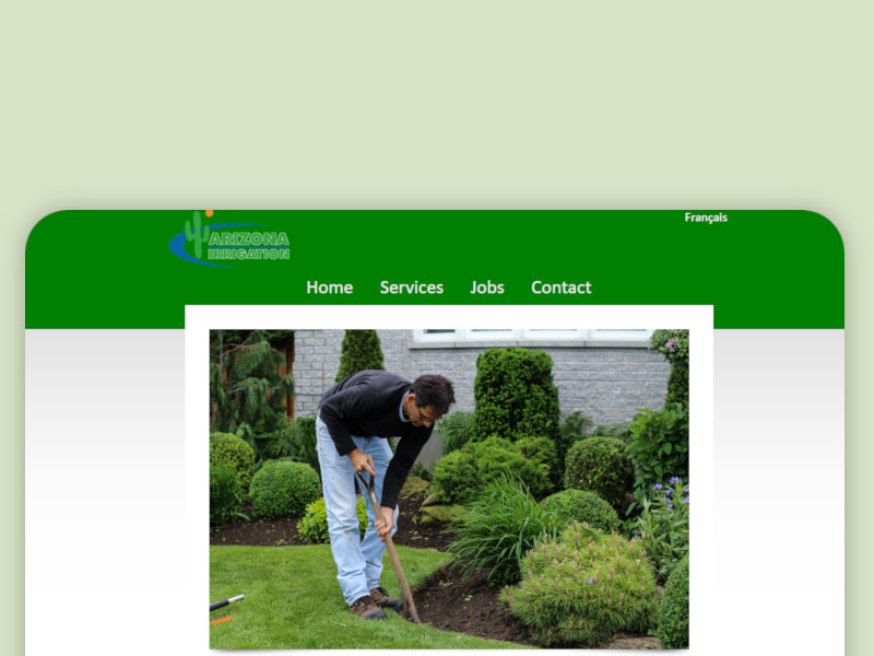 Arizona Irrigation Site web complet